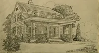 An illustration from Boston Herald-Traveler's book of homes : how to plan, finance and build your home (1922)