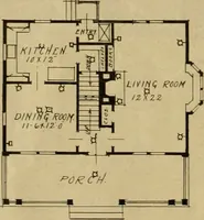 An illustration from Boston Herald-Traveler's book of homes : how to plan, finance and build your home (1922)