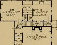 An illustration from Boston Herald-Traveler's book of homes : how to plan, finance and build your home (1922)