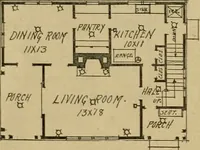 An illustration from Boston Herald-Traveler's book of homes : how to plan, finance and build your home (1922)