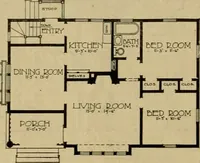 An illustration from Boston Herald-Traveler's book of homes : how to plan, finance and build your home (1922)