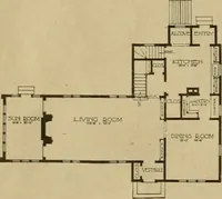 An illustration from Boston Herald-Traveler's book of homes : how to plan, finance and build your home (1922)