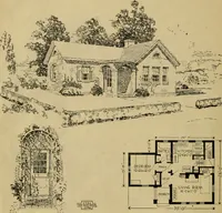 An illustration from Boston Herald-Traveler's book of homes : how to plan, finance and build your home (1922)