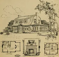 An illustration from Boston Herald-Traveler's book of homes : how to plan, finance and build your home (1922)