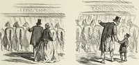 An illustration from Bouffonneries de l'exposition (1868)