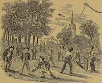 An illustration from Boys' own book : a complete encyclopedia of athletic, scientific, outdoor, and indoor sports (1881)