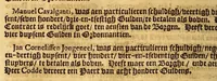 An illustration from Brasilsche gelt-sack, waer in dat klaerlijck vertoont wort, waer dat de participanten van de West-Indische Compagnie haer geldt ghebleven is (1647)