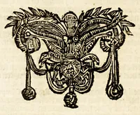 An illustration from Brasyls schuyt-praetjen, ghedouden tusschen een officier, een domine, en een coopman, noopende den staet van Brasyl : mede hoe de officieren en soldaten tegenwoordich aldaer ghetracteert werden, en hoe men placht te leven ten tyde doen de Portogysen noch onder het onverdraeghlijck iock der Hollanderen saten. (1649)