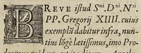 An illustration from Bref de N.S. Pere la Pape Gregoire XIIII. envoyé a Monseignevr l'Euesque de Plaisance. Contenant la premiere resolution de sa Saincteté sur les affaires du royaume de France & de lal ville de Paris. (1591)