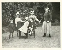 An illustration from Breton singing games (1910)