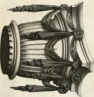 An illustration from Breue racconto della trasportatione del corpo di Papa Paolo V. dalla basilica di S. Pietro à quella di S. Maria Maggiore : con l'oratione recitata nelle sue esequie, & alcuni versi posti nell'apparato (1623)