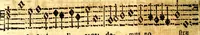 An illustration from Breve instrvttione alli giovani per imparare con ogni facilità il canto fermo, divisa in dve parti. Nella prima s'assegano le regole svccinte d'esso canto, col vero modo di pratticarle. Il canto francescano, con vna regola al chorista per ben regger' il choro, ed vn' altra all' organista per lasciar in tono con l'organo i canti, ch' occorrono in tutto l'anno. Nella seconda si pone tvtt'il canto della Settimana santa con quello per la processione della purificatione della B.V. e quattro credi nel fine (1665)