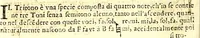 An illustration from Breve instrvttione alli giovani per imparare con ogni facilità il canto fermo, divisa in dve parti. Nella prima s'assegano le regole svccinte d'esso canto, col vero modo di pratticarle. Il canto francescano, con vna regola al chorista per ben regger' il choro, ed vn' altra all' organista per lasciar in tono con l'organo i canti, ch' occorrono in tutto l'anno. Nella seconda si pone tvtt'il canto della Settimana santa con quello per la processione della purificatione della B.V. e quattro credi nel fine (1665)