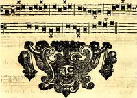 Picture 8 of 54 from Breve instrvttione alli giovani per imparare con ogni facilità il canto fermo, divisa in dve parti. Nella prima s'assegano le regole svccinte d'esso canto, col vero modo di pratticarle. Il canto francescano, con vna regola al chorista per ben regger' il choro, ed vn' altra all' organista per lasciar in tono con l'organo i canti, ch' occorrono in tutto l'anno. Nella seconda si pone tvtt'il canto della Settimana santa con quello per la processione della purificatione della B.V. e quattro credi nel fine (1665), leaf 59