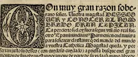 An illustration from Breve parte de las hazanas del excelente no[m]brado gran capita[n] : con privilegio de sus magestades (1527)