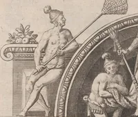 Picture 13 of 99 from Brevis narratio eorum quae in Florida Americae provincia Gallis acciderunt ... : quae est secunda pars Americae. Additae figurae et incolarum eicones ibidem ad vivum expressae, brevis item declaratio religionis, rituum, vivendique ratione ipsorum ... (1591), leaf 48