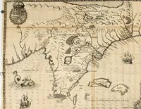 Picture 92 of 97 from Brevis narratio eorvm qvae in Florida Americæ provicia Gallis acciderunt : secunda in illam nauigatione, duce Renato de Laudõniere classis præfecto, anno MDLXIIII, qvae est secvnda pars Americæ : additæ figuræ & incolarum eicones ibidem ad vivu expressæ, brevis item declaratio religionis, rituum, vivendique ratione ipsorum (1591), leaf 125