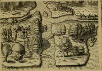 Picture 16 of 97 from Brevis narratio eorvm qvae in Florida Americæ provicia Gallis acciderunt : secunda in illam nauigatione, duce Renato de Laudõniere classis præfecto, anno MDLXIIII, qvae est secvnda pars Americæ : additæ figuræ & incolarum eicones ibidem ad vivu expressæ, brevis item declaratio religionis, rituum, vivendique ratione ipsorum (1591), leaf 18