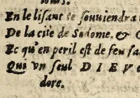 An illustration from Brief discours du merueilleux & terrible accident aduenu par feu, en la ville de Venise, apres les triumphes & magnifiscences faictes a l'election du duc. Auec vne exortation faicte au peuple par vn docteur en theologie d'icelle ville. (1574)