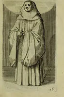 An illustration from Briefve histoire de l'institution des ordres religieux : avec les figures de leurs habits (1680)