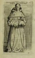 An illustration from Briefve histoire de l'institution des ordres religieux : avec les figures de leurs habits (1680)
