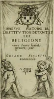 Picture 2 of 119 from Briefve histoire de l'institution des ordres religieux : avec les figures de leurs habits (1680), leaf 6