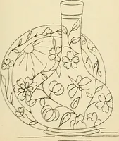 An illustration from Briggs' patent transferring designs (1880)