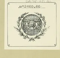 An illustration from Britannia romana: : or, The Roman antiquities of Britain: in three books. I. History of all the Roman transactions in Britain, also description of the Roman walls. II. Collection of the Roman inscriptions and sculptures discovered in Britain. III. The Roman geography of Britain, in which are given the originals of Ptolemy, Antonini Itinerarium, the Notitia, the anonymous Ravennas and Peutinger's table, so far as they relate to this island. To which are added a chronological table, and indexes to the inscriptions and sculptures. Also geographical indexes both of the Latin and English names of the Roman places in Britain, and a general index to the work (1732)
