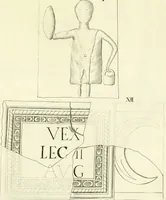 Picture 47 of 240 from Britannia romana: : or, The Roman antiquities of Britain: in three books. I. History of all the Roman transactions in Britain, also description of the Roman walls. II. Collection of the Roman inscriptions and sculptures discovered in Britain. III. The Roman geography of Britain, in which are given the originals of Ptolemy, Antonini Itinerarium, the Notitia, the anonymous Ravennas and Peutinger's table, so far as they relate to this island. To which are added a chronological table, and indexes to the inscriptions and sculptures. Also geographical indexes both of the Latin and English names of the Roman places in Britain, and a general index to the work (1732), leaf 326