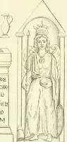 An illustration from Britannia romana: : or, The Roman antiquities of Britain: in three books. I. History of all the Roman transactions in Britain, also description of the Roman walls. II. Collection of the Roman inscriptions and sculptures discovered in Britain. III. The Roman geography of Britain, in which are given the originals of Ptolemy, Antonini Itinerarium, the Notitia, the anonymous Ravennas and Peutinger's table, so far as they relate to this island. To which are added a chronological table, and indexes to the inscriptions and sculptures. Also geographical indexes both of the Latin and English names of the Roman places in Britain, and a general index to the work (1732)