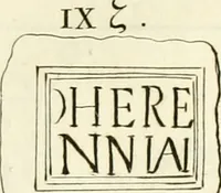 An illustration from Britannia romana: : or, The Roman antiquities of Britain: in three books. I. History of all the Roman transactions in Britain, also description of the Roman walls. II. Collection of the Roman inscriptions and sculptures discovered in Britain. III. The Roman geography of Britain, in which are given the originals of Ptolemy, Antonini Itinerarium, the Notitia, the anonymous Ravennas and Peutinger's table, so far as they relate to this island. To which are added a chronological table, and indexes to the inscriptions and sculptures. Also geographical indexes both of the Latin and English names of the Roman places in Britain, and a general index to the work (1732)