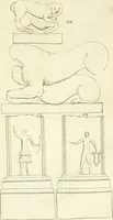 An illustration from Britannia romana: : or, The Roman antiquities of Britain: in three books. I. History of all the Roman transactions in Britain, also description of the Roman walls. II. Collection of the Roman inscriptions and sculptures discovered in Britain. III. The Roman geography of Britain, in which are given the originals of Ptolemy, Antonini Itinerarium, the Notitia, the anonymous Ravennas and Peutinger's table, so far as they relate to this island. To which are added a chronological table, and indexes to the inscriptions and sculptures. Also geographical indexes both of the Latin and English names of the Roman places in Britain, and a general index to the work (1732)