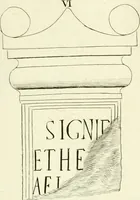 An illustration from Britannia romana: : or, The Roman antiquities of Britain: in three books. I. History of all the Roman transactions in Britain, also description of the Roman walls. II. Collection of the Roman inscriptions and sculptures discovered in Britain. III. The Roman geography of Britain, in which are given the originals of Ptolemy, Antonini Itinerarium, the Notitia, the anonymous Ravennas and Peutinger's table, so far as they relate to this island. To which are added a chronological table, and indexes to the inscriptions and sculptures. Also geographical indexes both of the Latin and English names of the Roman places in Britain, and a general index to the work (1732)
