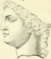 An illustration from Britannia romana: : or, The Roman antiquities of Britain: in three books. I. History of all the Roman transactions in Britain, also description of the Roman walls. II. Collection of the Roman inscriptions and sculptures discovered in Britain. III. The Roman geography of Britain, in which are given the originals of Ptolemy, Antonini Itinerarium, the Notitia, the anonymous Ravennas and Peutinger's table, so far as they relate to this island. To which are added a chronological table, and indexes to the inscriptions and sculptures. Also geographical indexes both of the Latin and English names of the Roman places in Britain, and a general index to the work (1732)