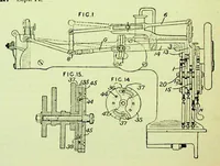 An illustration from British Patent Office - Abridgments Class 112, Sewing and Embroidering 1897-1900 (1903)