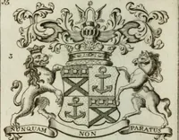 An illustration from The British compendium; or, Rudiments of honour: Containing the origin of the Scots, and succession of their kings for above 2000 years; (1741)
