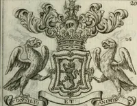 An illustration from The British compendium; or, Rudiments of honour: Containing the origin of the Scots, and succession of their kings for above 2000 years; (1741)