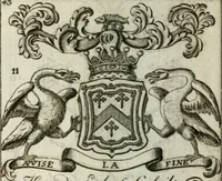 An illustration from The British compendium; or, Rudiments of honour: Containing the origin of the Scots, and succession of their kings for above 2000 years; (1741)