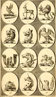 Picture 50 of 114 from British crests : containing the crests and mottos of the families of Great Britain and Ireland; together with those of the principal cities; and a glossary of heraldic terms (1817), leaf 106