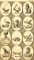 Picture 56 of 114 from British crests : containing the crests and mottos of the families of Great Britain and Ireland; together with those of the principal cities; and a glossary of heraldic terms (1817), leaf 118