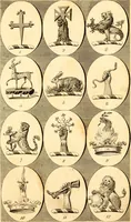 Picture 57 of 114 from British crests : containing the crests and mottos of the families of Great Britain and Ireland; together with those of the principal cities; and a glossary of heraldic terms (1817), leaf 120