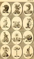 Picture 61 of 114 from British crests : containing the crests and mottos of the families of Great Britain and Ireland; together with those of the principal cities; and a glossary of heraldic terms (1817), leaf 128