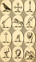 Picture 63 of 114 from British crests : containing the crests and mottos of the families of Great Britain and Ireland; together with those of the principal cities; and a glossary of heraldic terms (1817), leaf 132