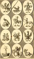 Picture 66 of 114 from British crests : containing the crests and mottos of the families of Great Britain and Ireland; together with those of the principal cities; and a glossary of heraldic terms (1817), leaf 138