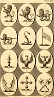 Picture 69 of 114 from British crests : containing the crests and mottos of the families of Great Britain and Ireland; together with those of the principal cities; and a glossary of heraldic terms (1817), leaf 144