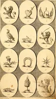 An illustration from British crests : containing the crests and mottos of the families of Great Britain and Ireland; together with those of the principal cities; and a glossary of heraldic terms (1817)