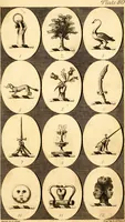Picture 80 of 114 from British crests : containing the crests and mottos of the families of Great Britain and Ireland; together with those of the principal cities; and a glossary of heraldic terms (1817), leaf 166