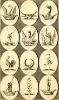 Picture 90 of 114 from British crests : containing the crests and mottos of the families of Great Britain and Ireland; together with those of the principal cities; and a glossary of heraldic terms (1817), leaf 186