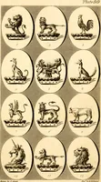 Picture 99 of 114 from British crests : containing the crests and mottos of the families of Great Britain and Ireland; together with those of the principal cities; and a glossary of heraldic terms (1817), leaf 204