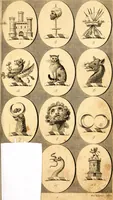 Picture 11 of 114 from British crests : containing the crests and mottos of the families of Great Britain and Ireland; together with those of the principal cities; and a glossary of heraldic terms (1817), leaf 28